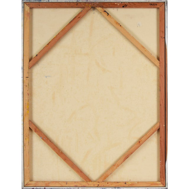 Textile "Visions of the Metropolis #4" - Original Surrealist Oil on Canvas 1996 by Travis Flack For Sale - Image 7 of 7