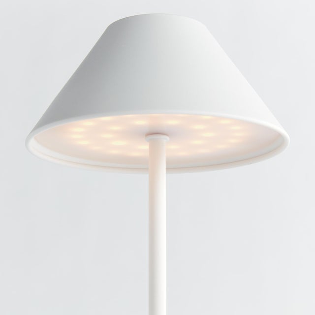2020s Alluna Cordless Led Lamp 14" - White For Sale - Image 5 of 9