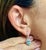 Natural Aquamarine Diamond Earrings 14k Gold 3.61 Tcw Certified For Sale - Image 4 of 12