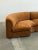 Textile Abruzzo Sectional in Brown Chenille For Sale - Image 7 of 14