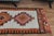 1970s Vintage Turkish Handmade Wool Cotton Cream Orange Runner Rug For Sale - Image 9 of 11