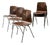 Stacking Chair with Pagholz Shell from Thur-Op-Seat, West Germany, 1970s For Sale