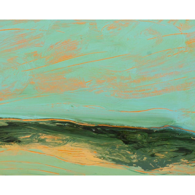 1980s Abstract Acrylic Landscape Diptych by Harry Hilson For Sale In Indianapolis - Image 6 of 9