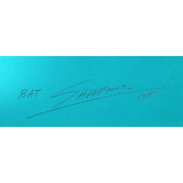 Impressions in Green Shukman, Solomon Year: 1985 Lithograph, signed and numbered in pencil Edition: BAT Size: 32.5 x 24.5...