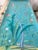 Hand Painted Teal Tropical Chinoiserie Jungle Animal Mural Panel For Sale - Image 4 of 7