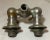 Antique Nickel Plated Brass Mueller Porcelain Industrial Wall Faucet Fixture For Sale - Image 9 of 12