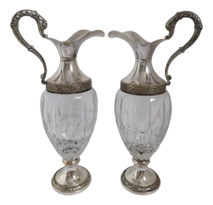 Vintage Vecchia Romagna Wine Decanters, 1950s, Set of 2