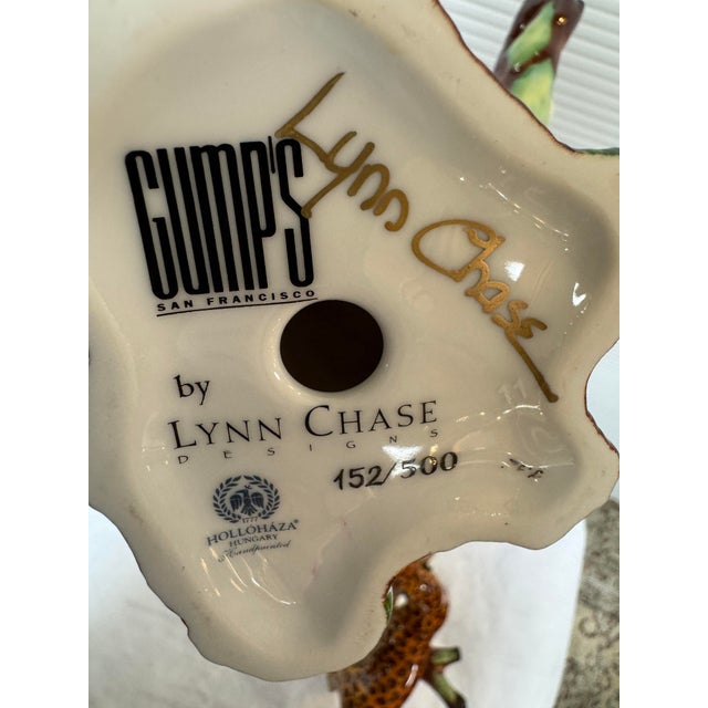Lynn Chase for Gump's Limited Jaguar in Tree Figurines, Set of Two For Sale - Image 4 of 12
