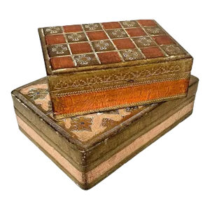 Mid 20th Century Paint Decorated Florentine Boxes - 2