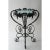 Garden Pedestal Wrought Iron From Palm Beach Mizner Workshop For Sale - Image 4 of 11