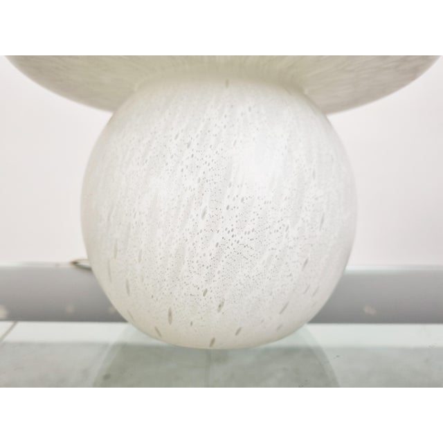 Vintage Murano Glass Mushroom Table Lamp from Peil & Putzler, 1970s For Sale - Image 3 of 9