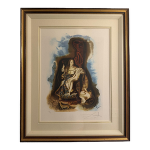 1970s Salvador Dalí “Little Prince” — Signed Limited Edition Lithograph, 199/300, Framed