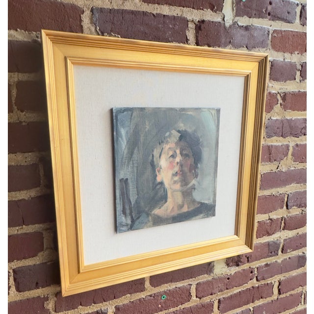 Maggie Siner Untitled Impressionist Portrait For Sale - Image 4 of 8