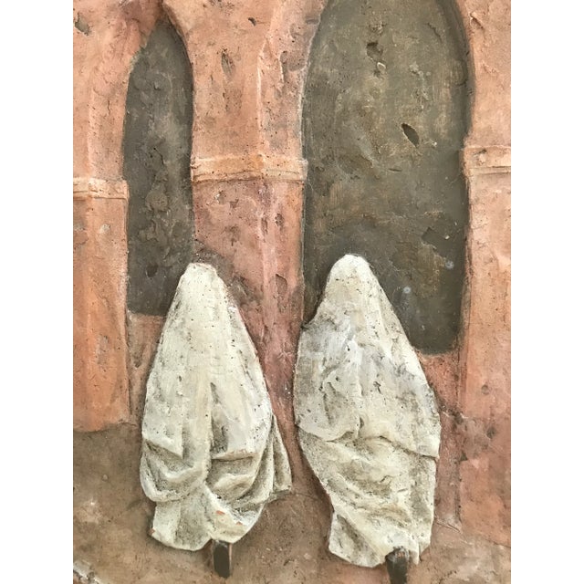 1990s Terracotta Bas Relief by Marie La Varende For Sale - Image 4 of 11
