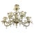 Boat Chandelier in Gold Crystal Murano Glass, 1950s For Sale - Image 10 of 10