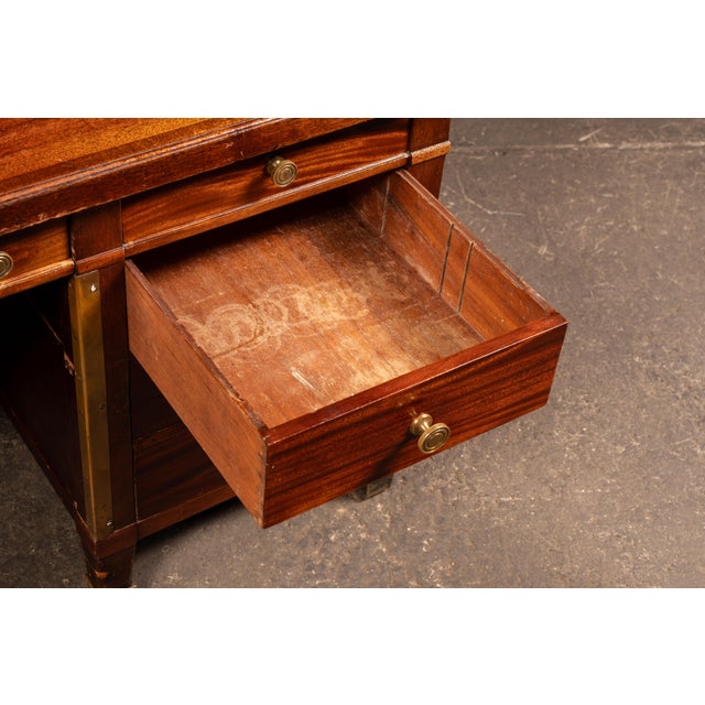 1920s Regency Mahogany Partners Desk For Sale - Image 15 of 17