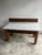 Vintage Marble Console Table with Floating Wooden Screen For Sale - Image 9 of 9