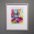 1970s Abstract Silkscreen Print Signed Garboc, Framed For Sale In New York - Image 6 of 6
