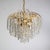 Hollywood Regency Crystal Waterfall Chandelier from Swarovski, 1980s For Sale - Image 4 of 10