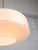 Mid-Century Italian White Glass & Brass Pendant Lamp For Sale - Image 10 of 13