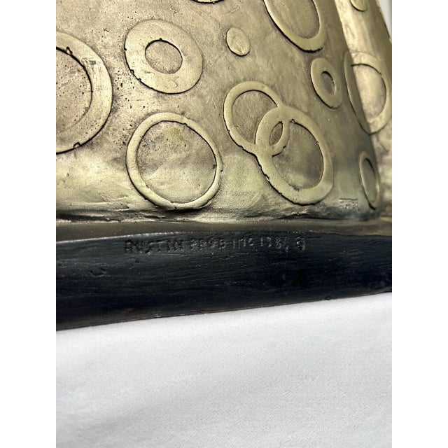 1986 Art Deco Style Pierrot Sculpture by David Fisher, Austin Productions, Signed For Sale - Image 11 of 12