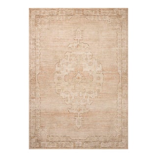 Chris Loves Julia x Loloi Palma Spice / Natural 7'-10" x 10' Area Rug For Sale