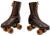 Original Pair of Authentic Vintage Mid 1900s American Women's Roller Skates - for Decoration For Sale - Image 4 of 12