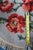 White Karastan Decorette Poppy Moderne Floral Oval Area Rug Mat 45" For Sale - Image 8 of 12