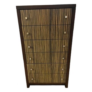 Modern Luxury 6‑Drawer Chest Ala Dessin Fournir Gérard Manchester Dresser For Sale