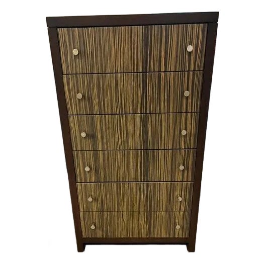 Modern Luxury 6‑Drawer Chest Ala Dessin Fournir Gérard Manchester Dresser For Sale