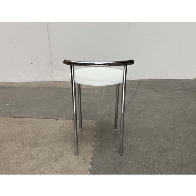 Metal Mid-Century Modern Space Age German Stool from Werzalit, 1960s For Sale - Image 7 of 18