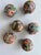Hand Painted Flower Christmas Ornaments-6 For Sale In Raleigh - Image 6 of 11