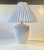 White Art Deco Revival White Ceramic Table Lamp from Søholm, 1980s For Sale - Image 8 of 8