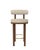 Metal Collector Modern Moca Bar Chair in Safire 14 Fabric and Smoked Oak by Studio Rig For Sale - Image 7 of 7