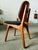 Mid-century vintage dining chairs designed by Arne Hovmand Olsen in the 1960s in Denmark. Magnificent sculptural teak...