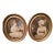 Pair of Art Antique Prints in Oval Frames-11 1/2" X 9 1/2"-Girls by Joshua Reynolds For Sale