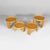 Italian space-age coffee tables by gianfranco frattini for cassina, 1960s set of four modular stackable coffee tables...