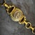 1990s Bulgari Inspired Neo Classical Brass Italian Coin Bracelet For Sale - Image 9 of 10
