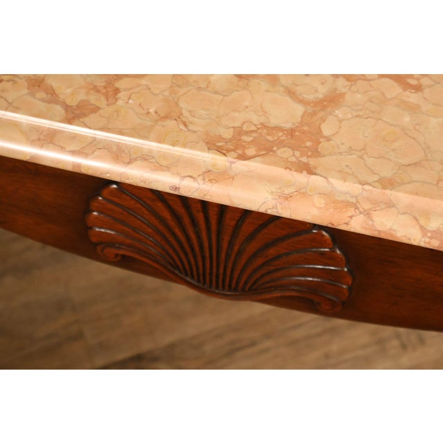 Kittinger Colonial Williamsburg Marble Top Mahogany Server For Sale In Philadelphia - Image 6 of 18