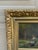 Antique Country Landscape With Three Ladies in a Carved Giltwood Frame For Sale - Image 4 of 17