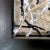 Black 2001 "Roadmap to Chaos" Bowne, Mixed Media Sandwiched in Clear Glass Framed in Black For Sale - Image 8 of 12