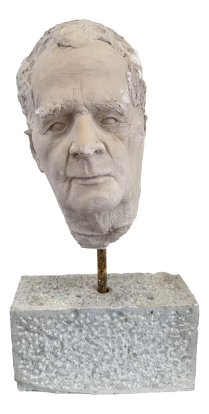 Plaster Sculpture Depicting the Face of a Man, Italy, 20th Century