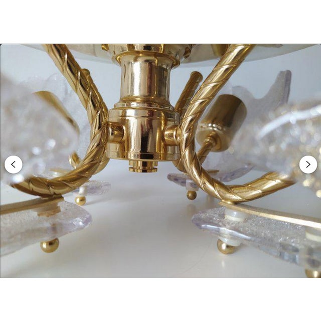 Murano Glass Ceiling Light by Barovier & Toso For Sale - Image 10 of 12