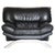 Postmodern Lounge Chair in Black Leather and Steel attributed to Nicoletti Salotti for Avanti, Italy, 1980s For Sale - Image 12 of 12