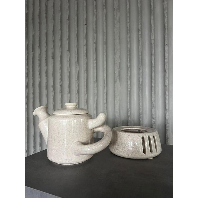 Ceramic Tea Set by Ove Pollas for Pollas Design, Denmark, 1970s, Set of 7 For Sale - Image 6 of 15