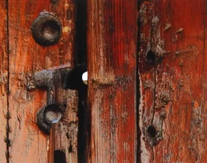 Vintage Architectural Detail Door Photograph
