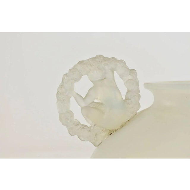 René Lalique Vintage Opalescent Ronsard Vase by René Lalique For Sale - Image 4 of 8