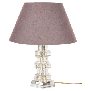 Modernist Table Lamp by Henri Morand, 1940s For Sale