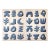 2026, Contemporary Glyph of Paleo Tools, Acrylic Paint on Watercolor Paper, Modern Icons - Set of 2 For Sale