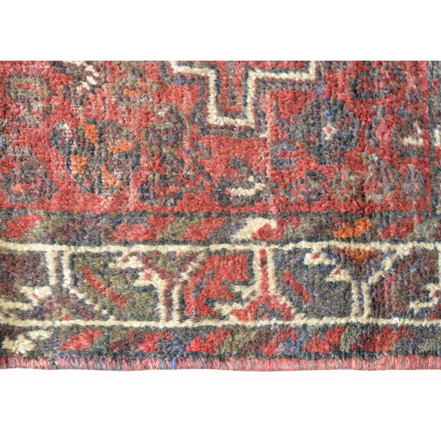 Vintage Mid Century Shiraz Rug For Sale - Image 9 of 12